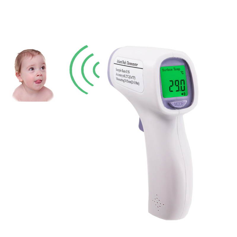 Termometro a infrarossi digitale di qualità del corpo umano selezionato di qualità digitale