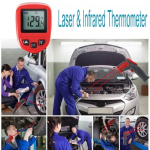 Tipo di pistola del termometro degli strumenti di analisi di misurazione della temperatura industriale