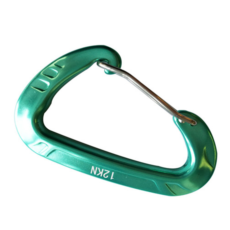 Porta a moschettone in alluminio tipo AC-01