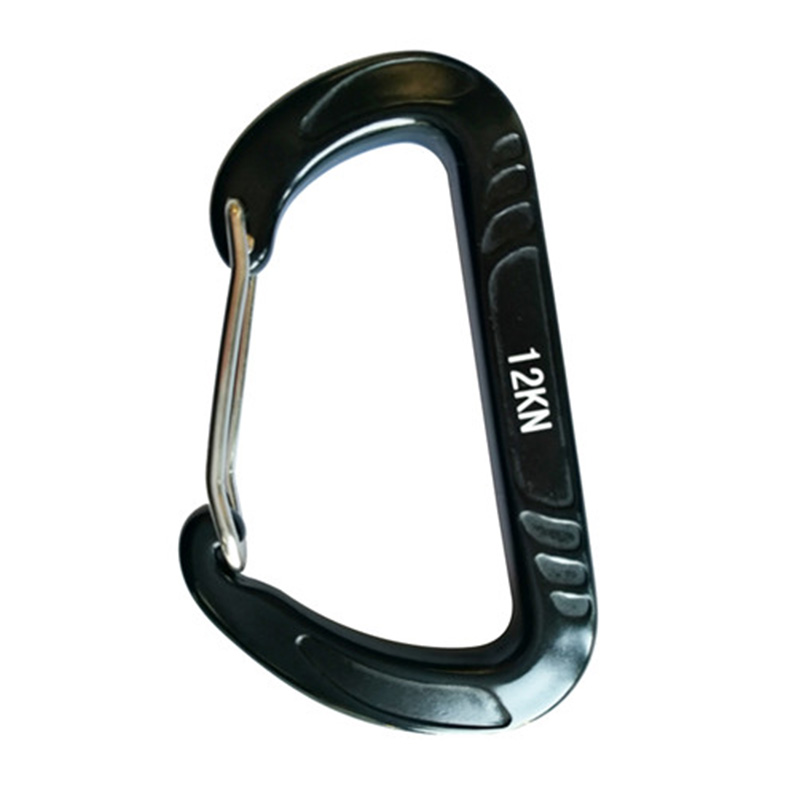 Porta a moschettone in alluminio tipo AC-01