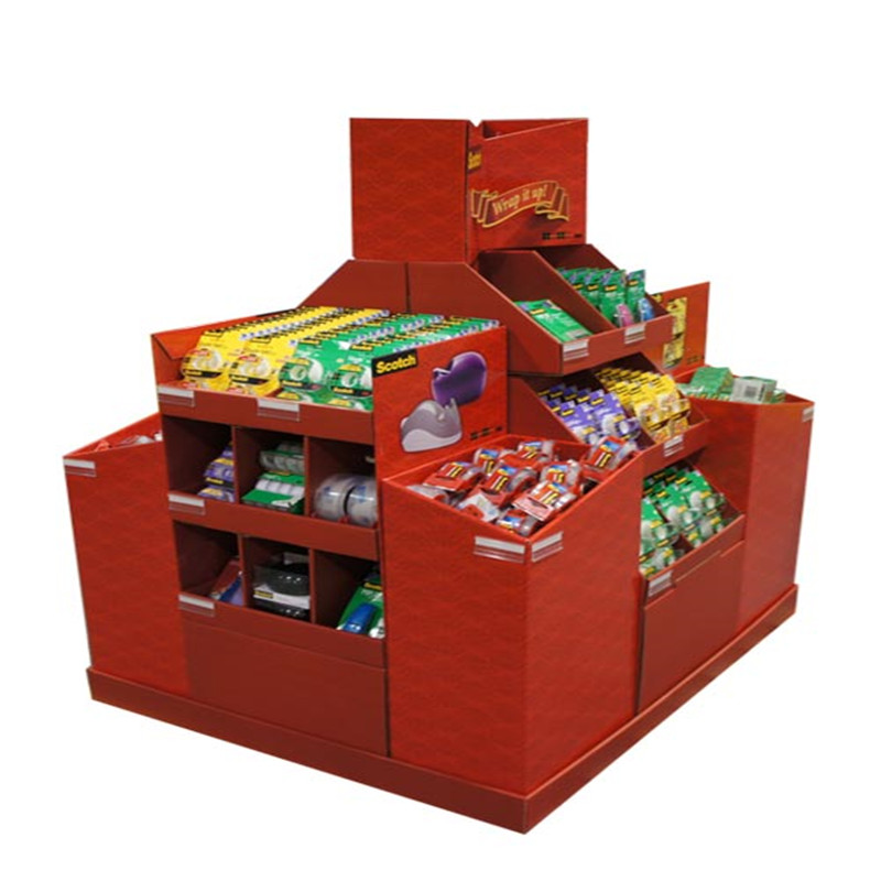 Basamento del cartone del pallet del supermercato montato giocattolo su ordinazione del cartone