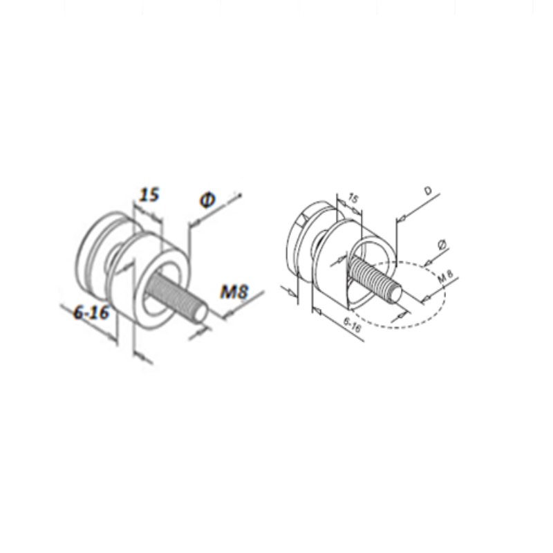 Adattatore di vetro 30MM