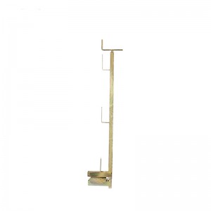 Parapetto con parapetto a morsetto per parapetto