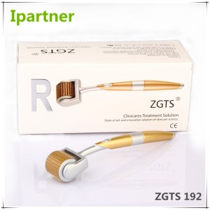 Ipartner Nuovo pacchetto ZGTS rullo derma 192 aghi per la cura del viso e la cura dei capelli
