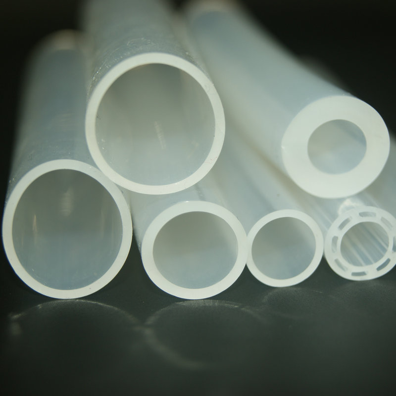 Tubo in gomma siliconica trasparente di dimensioni OEM con diverse dimensioni