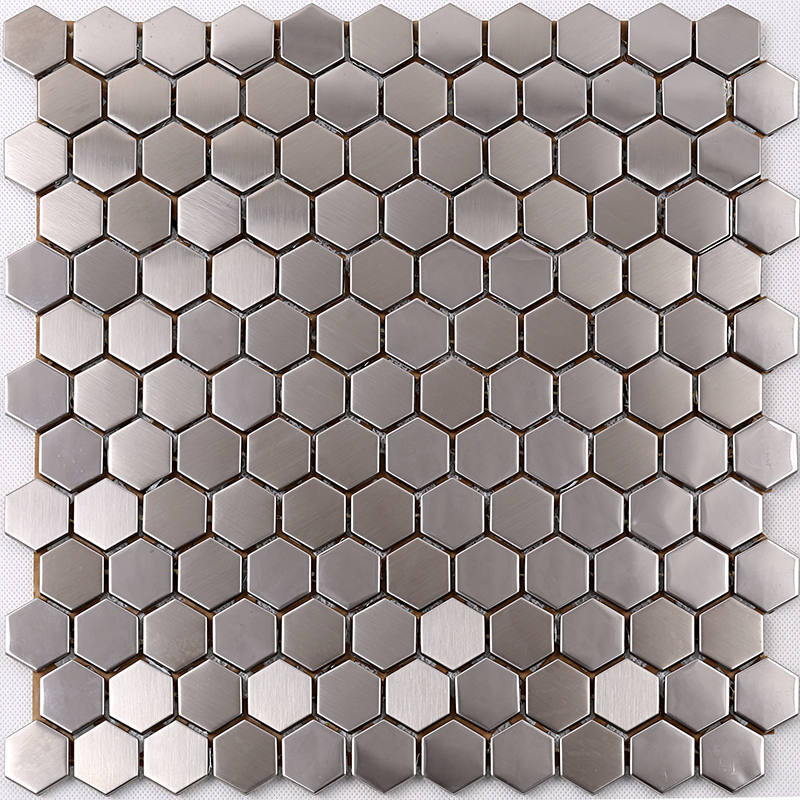 Mattonelle della cucina del mosaico della cucina del mosaico dell'acciaio inossidabile di esagono di alta qualità premio
