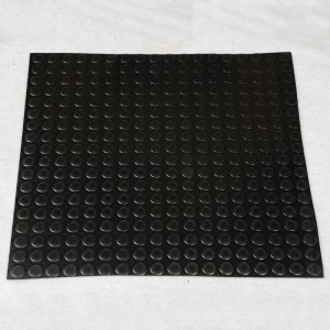 Tegole rotonde per gomma pesante a forma di equino Stuoie di gomma per pavimento stabile per stalla animiale