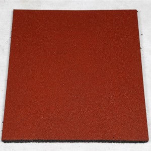 Piastrella antiscivolo in gomma colorata Paver in gomma per asili