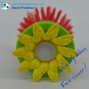 AKDB002 Spazzola per piatti piccola a forma di fiore