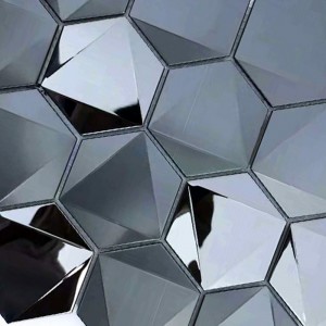 Mosaico per piastrelle in acciaio inossidabile 304/316 per decorazione a parete