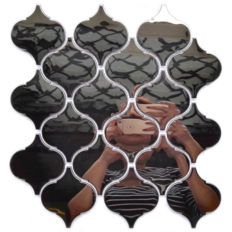 Mattonelle di mosaico di forma della lanterna dell'acciaio inossidabile delle mattonelle della parete della nuova progettazione per la cucina Backsplash