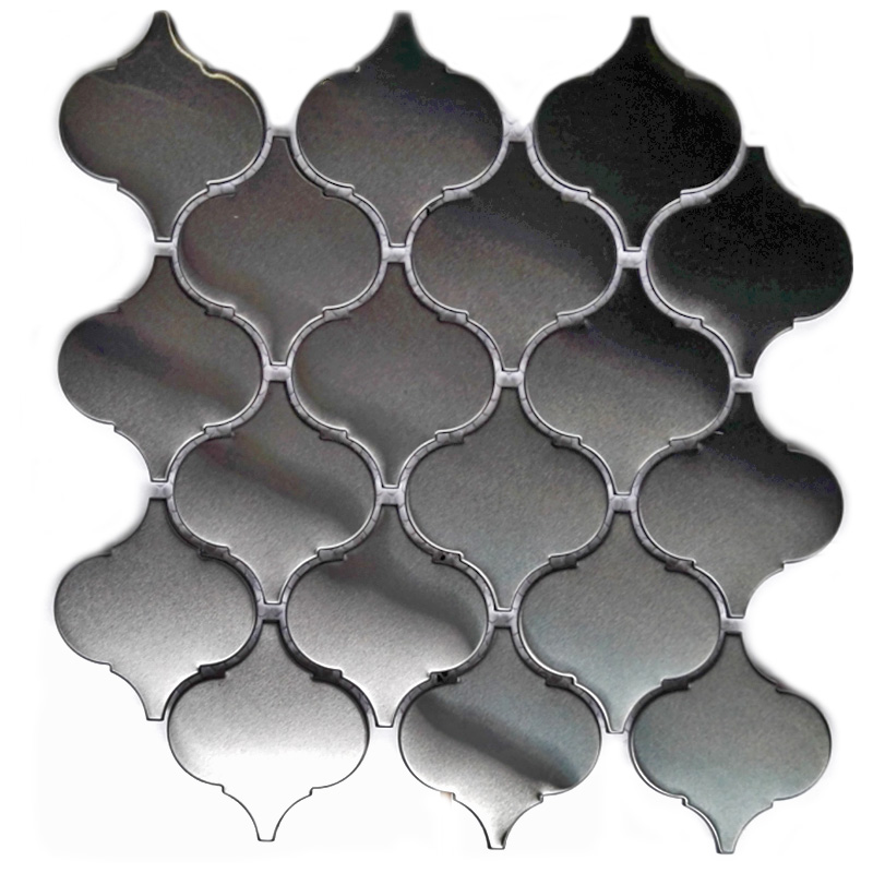 Mattonelle di mosaico di forma della lanterna dell'acciaio inossidabile delle mattonelle della parete della nuova progettazione per la cucina Backsplash