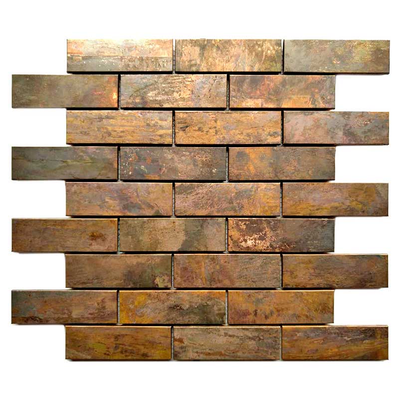 Mosaico in rame backsplash per bagno e decorazione