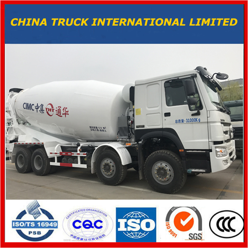 Camion diesel della betoniera del cemento resistente di HOWO 6 * 4 8m3