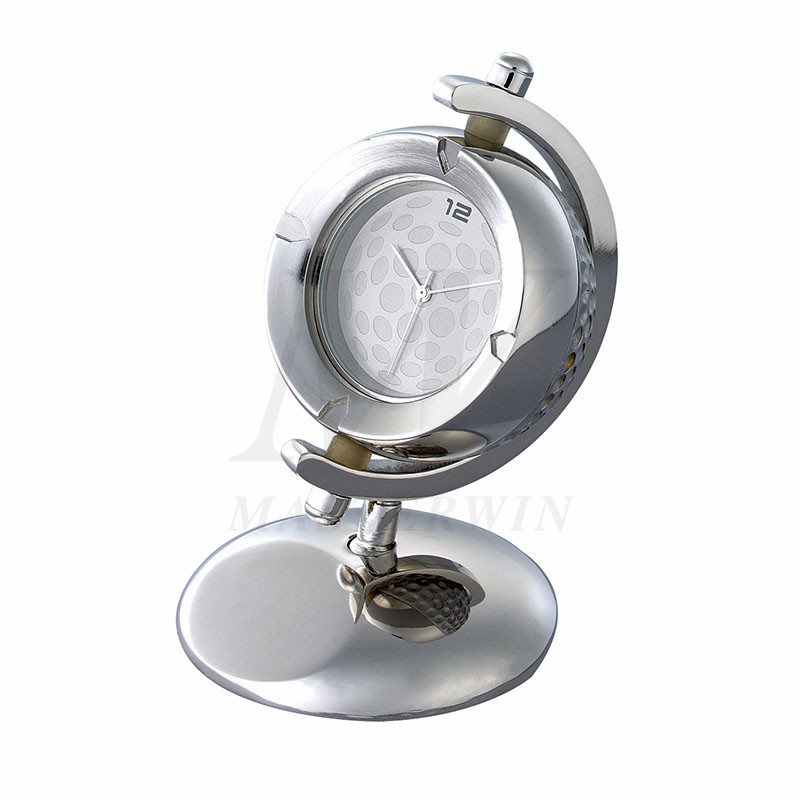 Orologio da tavolo in metallo con quarzo_B86159