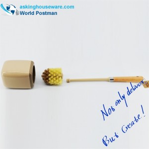 Akbrand WC Bowl Brush Beach Handle con supporto quadrato