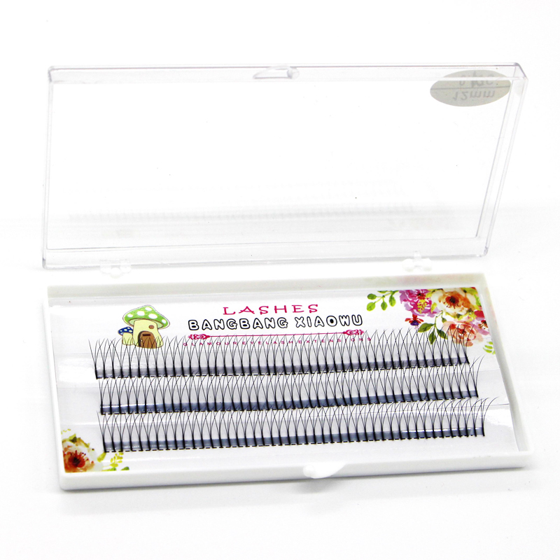 Materiale sintetico per capelli Visone naturale / Seta ciglia Extension