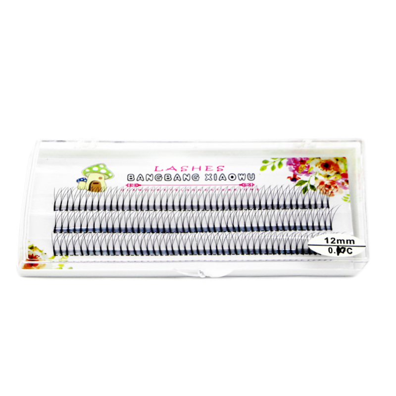 Materiale sintetico per capelli Visone naturale / Seta ciglia Extension