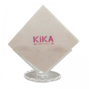 Tovagliolo naturale del tovagliolo dell'hotel e del ristorante di carta stampato logo di alta qualità