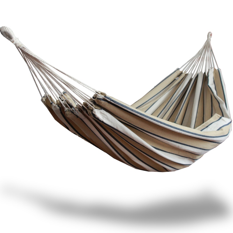 Doppio hammock brasiliano - Letto a due posti per giardino, portico, uso esterno e interno - Tessuto in morbido cotone per un comfort supremo - Fatto a mano