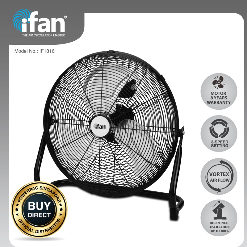 iFan - PowerPac 16 pollici ad alta velocità Fan (IF1816) Apparecchi di stock (scorte disponibili)