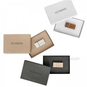 Scatola di imballaggio del disco U della carta Kraft di dimensioni personalizzate