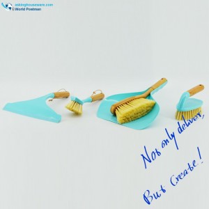 akbrand famiglia bambù gestire pulizia pennelli insieme 4in1 tiff.colore