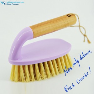 akbrand bambù gestire a pennello scarpe vestiti pennello brush pulizia