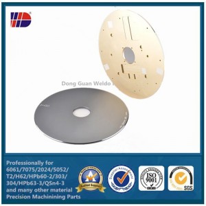 la fabbrica di macchine cnc personalizzato cnc rimosse parti in alluminio anodizzato con sabbiare centrale