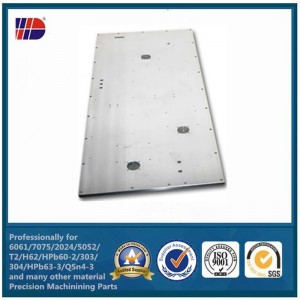 lavorazione CNC personalizzata lamiera di alluminio parti di fresatura cnc con anodizzazione sandlblast
