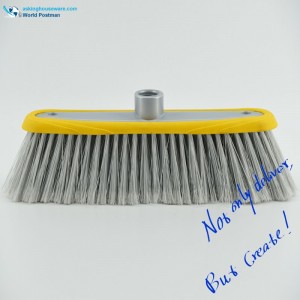 akbrand round rim plastica scopa testa spessa soft tpr bordure doppio buchi nella boscaglia a bordo