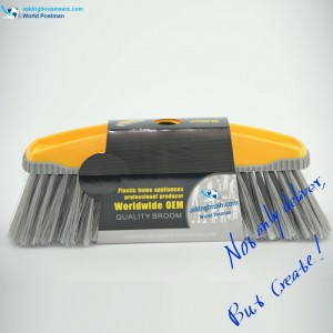 Akbrand Big Plastic Broom Head con bordo a spazzola di forma H Bordure