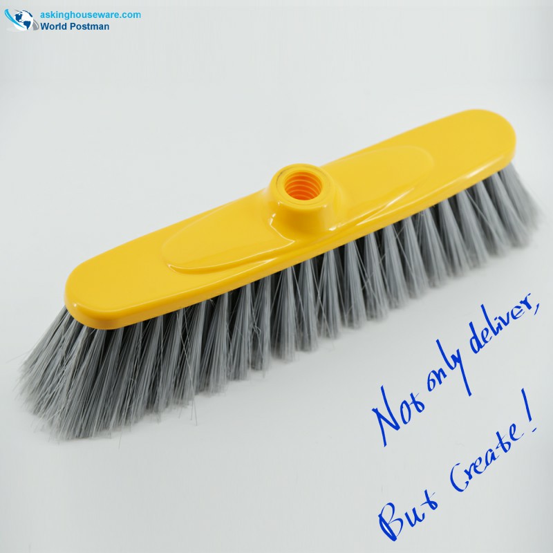 Akbrand Plastic Broom Head con asse Brush Brush