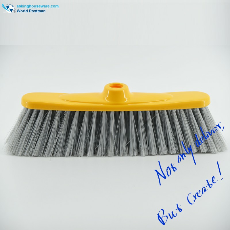 Akbrand Plastic Broom Head con asse Brush Brush