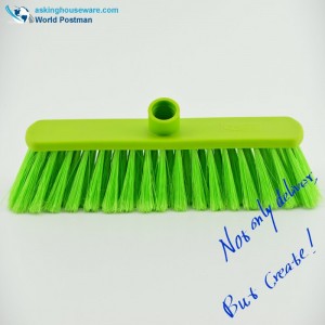 Akbrand Plastica Push Brush Push Broom Head con filettatura obliqua Simple Wider Square Brush Board