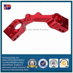 Parti di alluminio lavoranti mediche di grande precisione con anodizzano