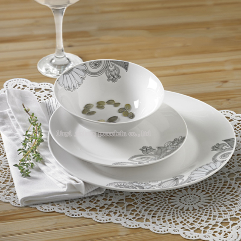 set da tavola in porcellana da 12 pezzi