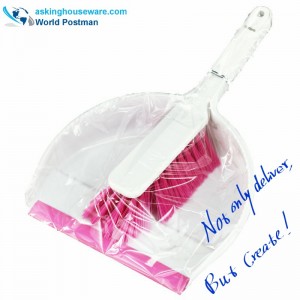 Akbrand Dustpan Brush Broom con manico lungo
