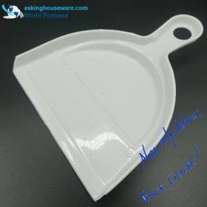 Akbrand Small Size Dustpan Brush Scopa con paletta a forma di mezzaluna e pennello