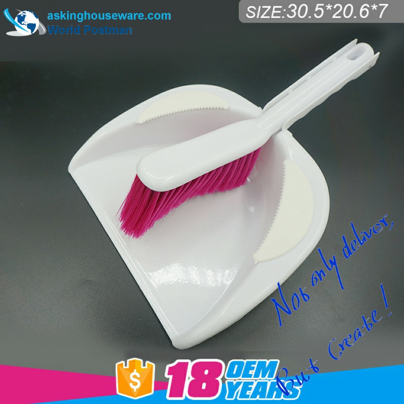 Akbrand Dustpan Brush Broom con decorazione sulla paletta