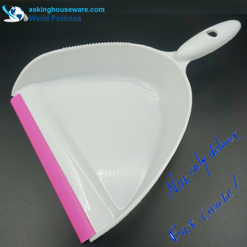 Akbrand Dustpan Brush Broom con ingresso Wider e linea in PVC