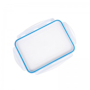 Contenitori di stoccaggio per cereali a prova di perdite di plastica BPA, con coperchio - Set di 4 (122,99 oz / 3,6L)