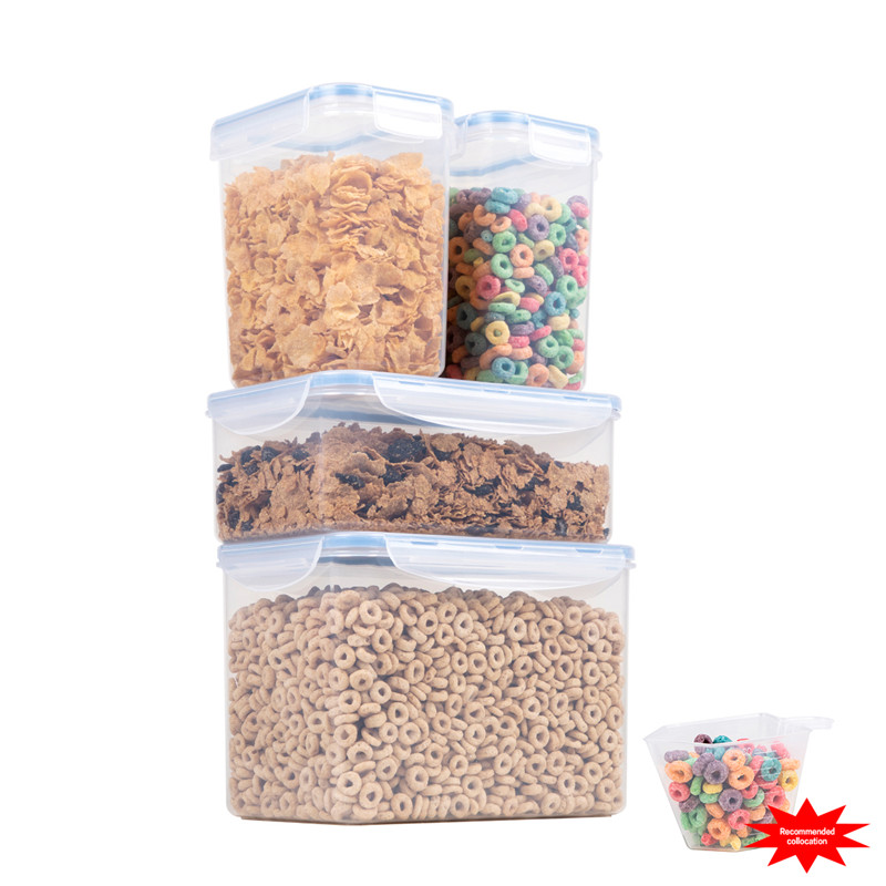 Contenitori di stoccaggio di alimenti di grandi dimensioni BPA gratuiti Conservazione di alimenti sfusi in grandi quantità