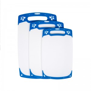 Set di tagliere da cucina in plastica con design unico antiscivolo