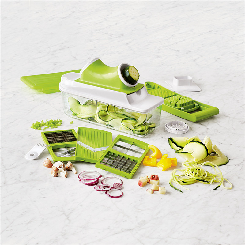 Cutter da cucina per vegetariani, affettatrice Mandoline Food con Julienne Grater Slicer Pasta Spaghetti Maker