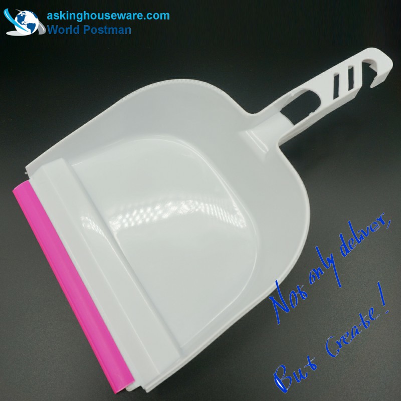 Spazzola per spazzole Akbrand Square Dustpan con serratura a maniglia