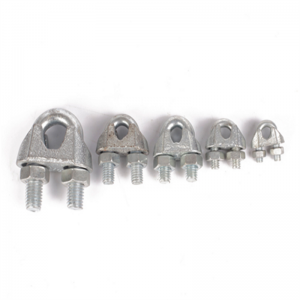 Fermaglio in acciaio di alta qualità per il fissaggio di sartiame in acciaio