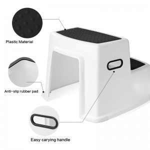 Toilette da bagno per bambini con 2 scalini e presa antiscivolo