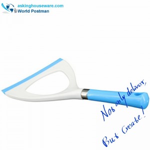 Akbrand Window Squeegee con bordo di squeegee a forma di semicerchio