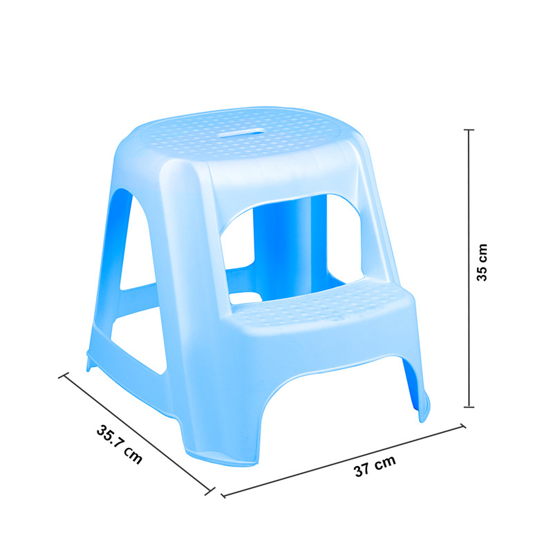 Sgabello per scalino imbottito blu antiscivolo impilabile cinese